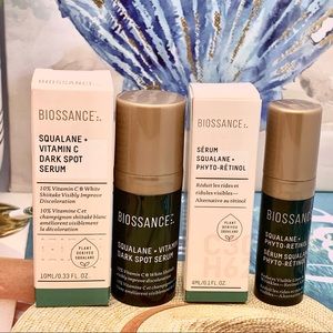 Biossance SQUALANE + VITAMIN C DARK SPOT SERUM set